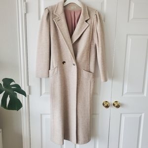 Vintage J. Jill Cream Full Length Coat